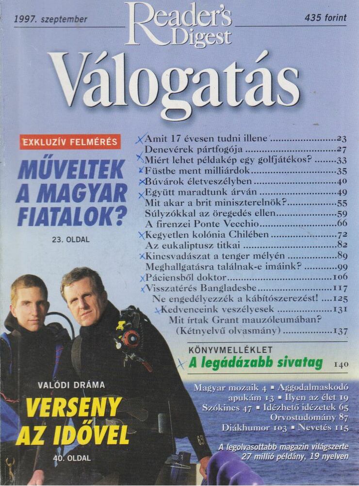 Keresztes Péter - Reader's Digest Válogatás 1997. szeptember [antikvár]