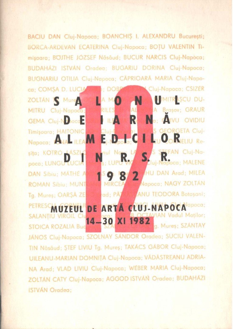 Szántay János, Szántay Minerva - Salonul de iarna al medicilor  din R.S.R. 1982 [antikvár]
