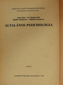 Ádám Péter - Általános pszichológia [antikvár]