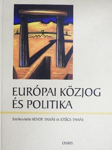 Balázs Péter - Európai közjog és politika [antikvár]