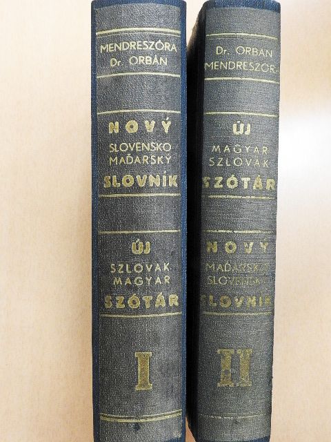 Dr. Orbán - Új szlovák-magyar szótár/Új magyar-szlovák szótár I-II. [antikvár]