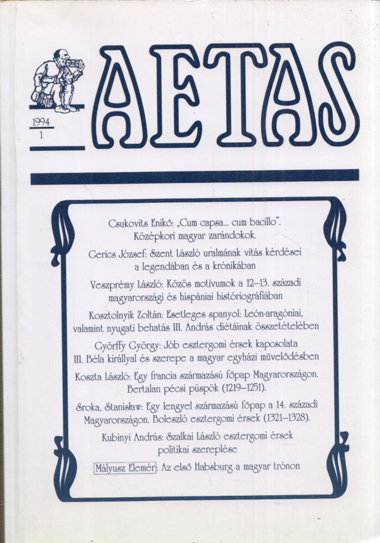 Koszta László - Aetas 1994/1 [antikvár]