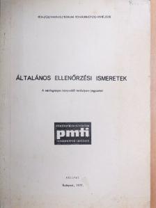 Általános ellenőrzési ismeretek [antikvár]