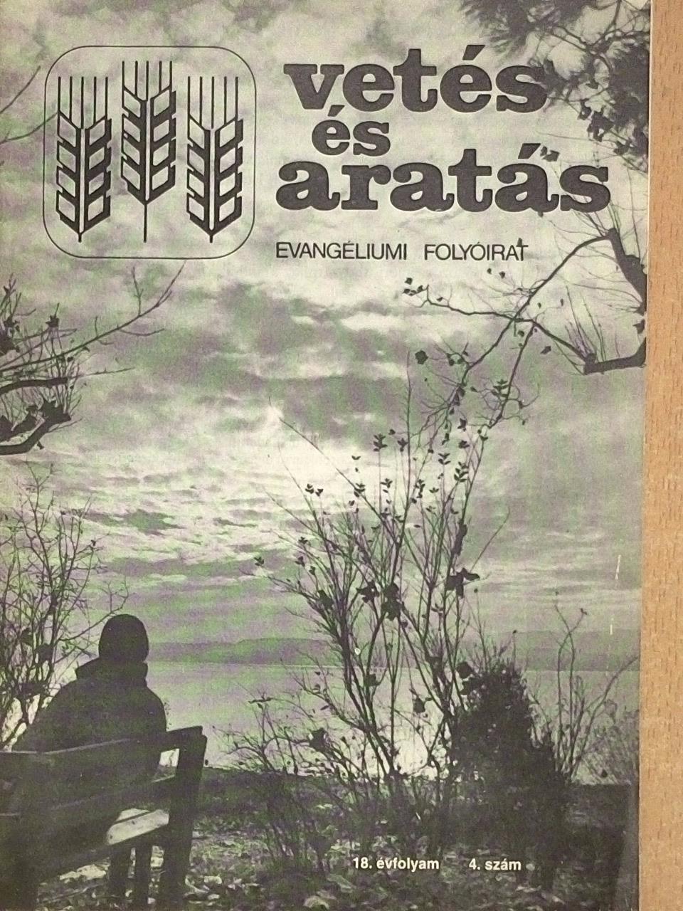Ernst Modersohn - Vetés és aratás 18. évfolyam 4. szám [antikvár]