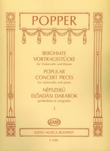 POPPER - NÉPSZERŰ ELŐADÁSI DARABOK I GORDONKÁRA ÉS ZONGORÁRA (PEJTSIK)