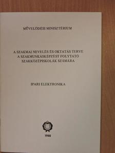 Hollós János - A szakmai nevelés és oktatás terve a szakmunkásképzést folytató szakközépiskolák számára - Ipari elektronika [antikvár]