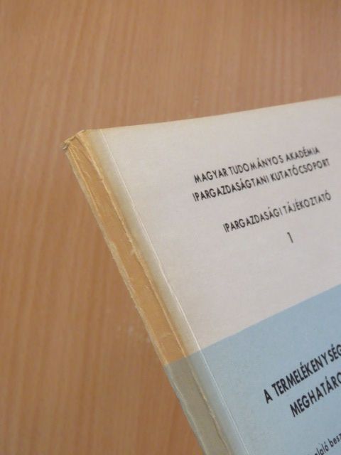 A termelékenység szinvonalát meghatározó tényezők [antikvár]