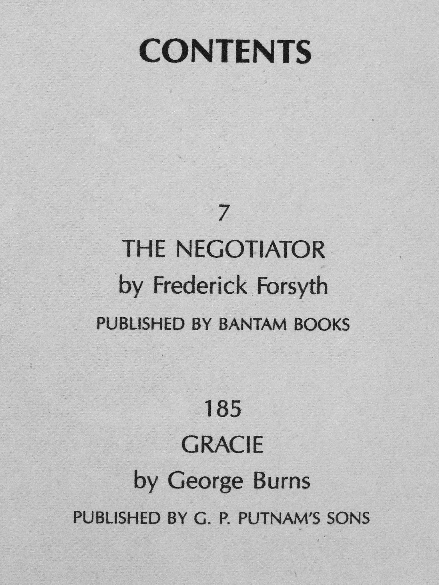 Frederick Forsyth - The Negotiator/Gracie [antikvár]