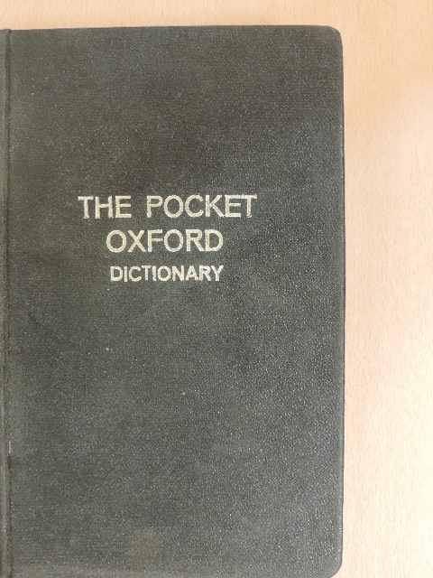 The Pocket Oxford Dictionary of Current English [antikvár]