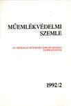 F. MENTÉNYI KLÁRA - Műemlékvédelmi szemle 1992/2 [antikvár]