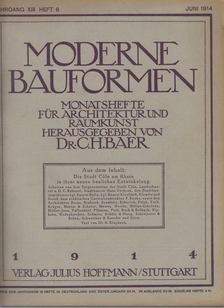 Moderne Bauformen Juni 1914 [antikvár]