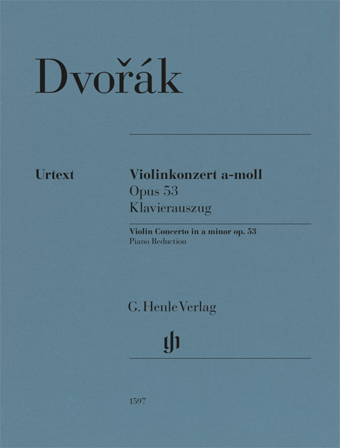 DVORAK - VIOLINKONZERT a-MOLL OP.53, KLAVIERAUSZUG
