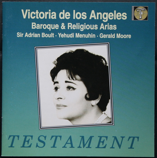 MOZART, HANDEL, BACH, FRANCK - BAROQUE & RELIGIOUS ARIAS CD VICTORIA DE LOS ANGELES