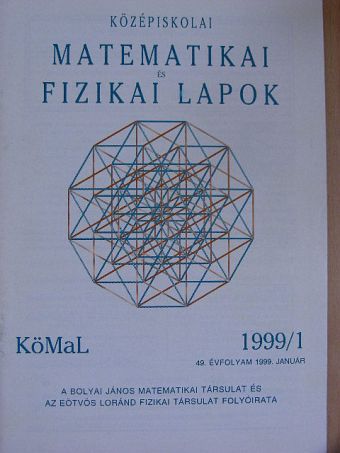 Győry Kálmán - Középiskolai matematikai és fizikai lapok 1999. január [antikvár]