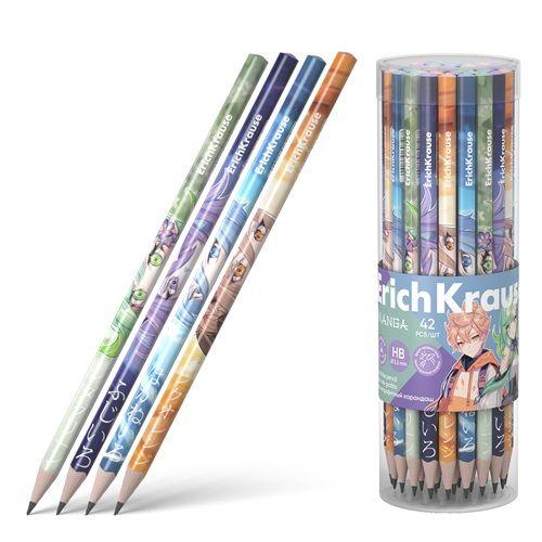 P3031-4337 - Grafitirón ErichKrause Manga HB háromszögletű