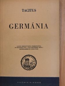 P. Cornelius Tacitus - Germánia [antikvár]