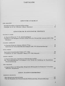 Bezenyi Béláné - Az Egyetemi Könyvtár Évkönyvei IV. [antikvár]