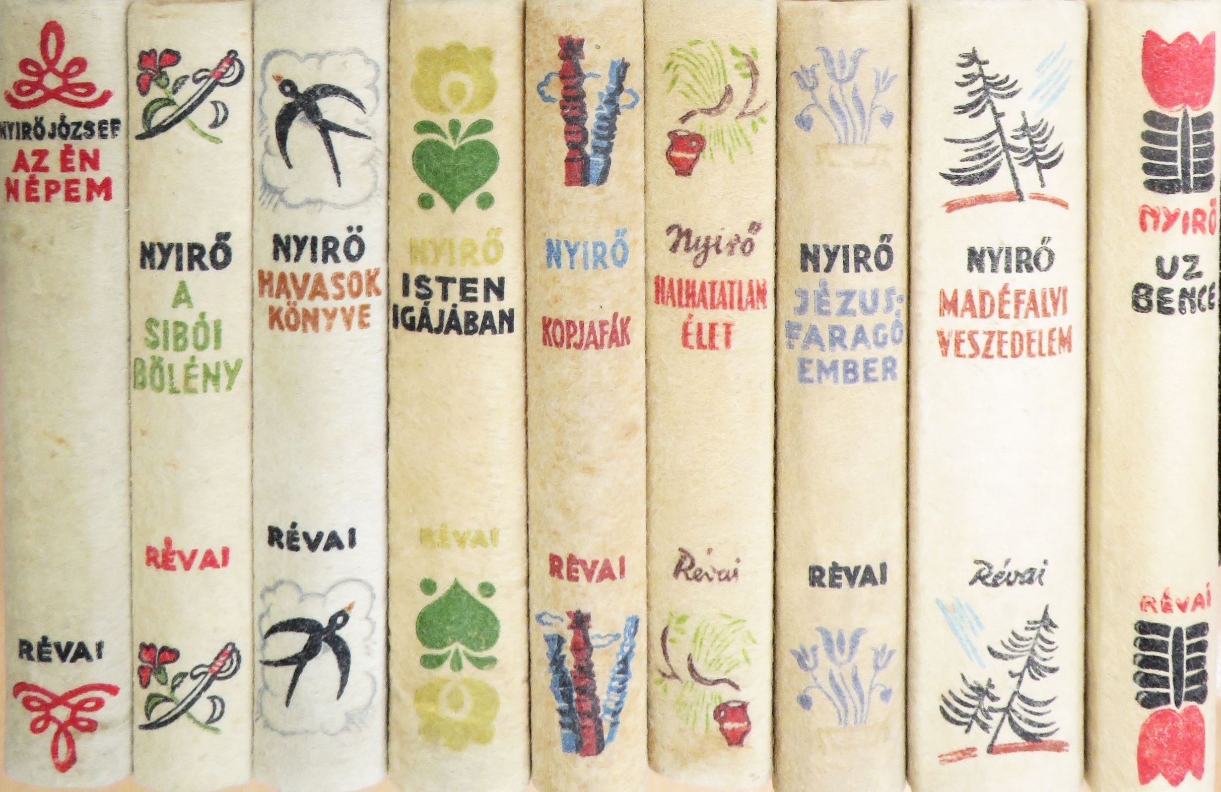 Nyirő József - "9 kötet a Nyirő József munkái sorozatból (nem teljes sorozat)" [antikvár]