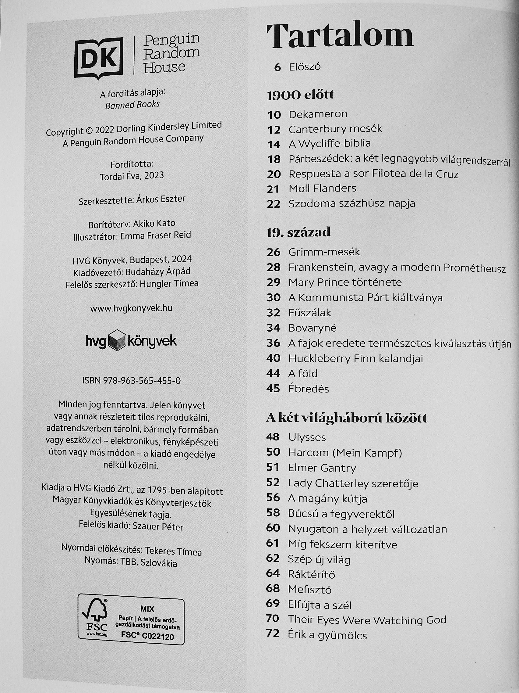 Betiltott könyvek [antikvár]