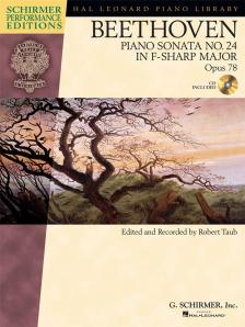 BEETHOVEN - PIANO SONATA NO.24 IN F-SHARP MAJOR OP.78, CD INCLUDED