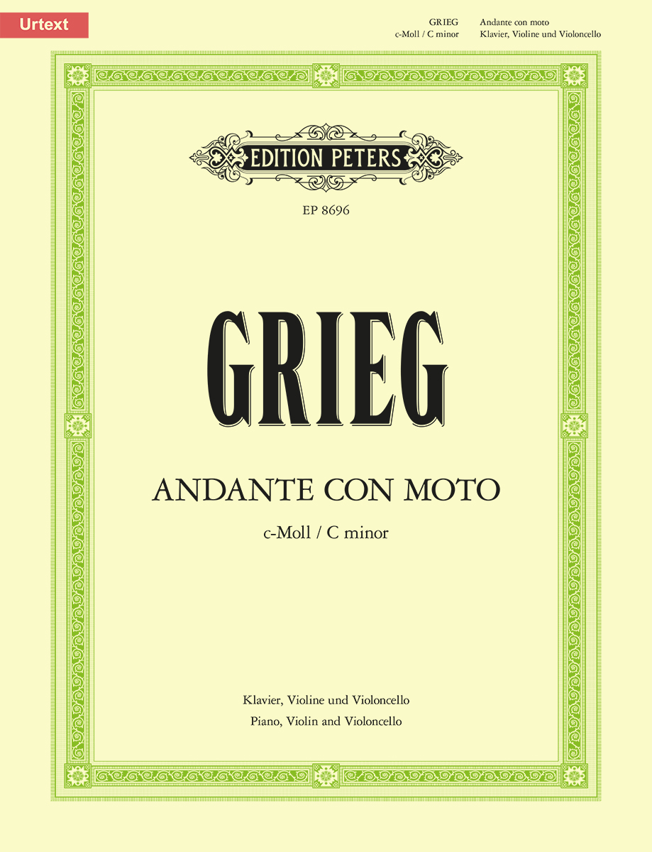 GRIEG - ANDANTE CON MOTO c-MOLL. KLAVIER, VIOLINE UND VIOLONCELLO