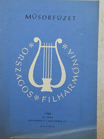 Országos Filharmónia Műsorfüzet 1969/41. [antikvár]