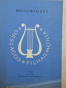 Országos Filharmónia Műsorfüzet 1969/41. [antikvár]