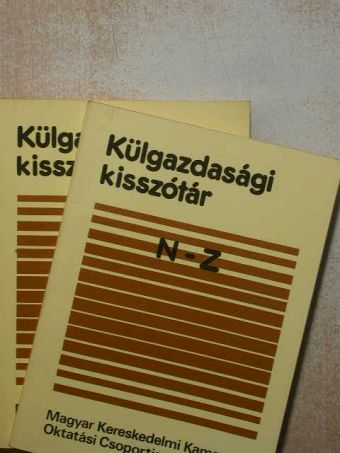 Dr. Dancs István - Külgazdasági kisszótár I-II. [antikvár]