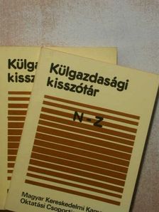 Dr. Dancs István - Külgazdasági kisszótár I-II. [antikvár]