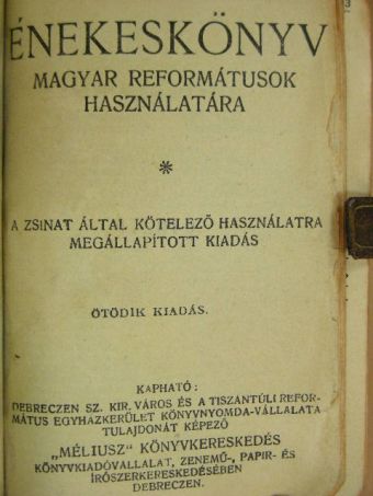 Énekeskönyv [antikvár]