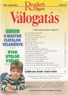 Keresztes Péter - Reader's Digest Válogatás 1995. szeptember [antikvár]