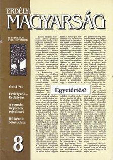 Köteles Pál - Erdélyi Magyarság II. évf. 1991. november [antikvár]