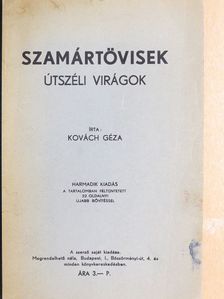 Kovách Géza - Szamártövisek [antikvár]