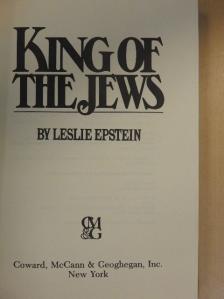 Leslie Epstein - King of the Jews [antikvár]