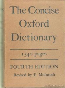 F. G. Fowler, H. W. Fowler - The Concise Oxford Dictionary [antikvár]