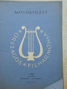 Országos Filharmónia Műsorfüzet 1969/43. [antikvár]