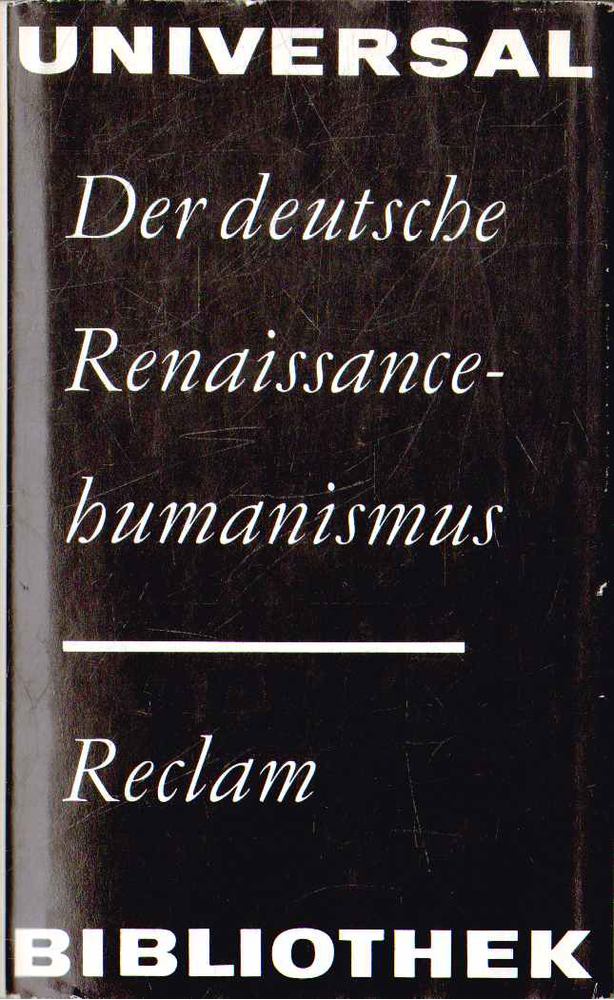 Winfried Trillitzsch - Der deutsche Renaissancehumanismus [antikvár]