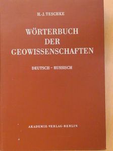 Wörterbuch der Geowissenschaften [antikvár]