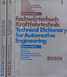 Fachwörterbuch Kraftrahrtechnik/Technical Dictionary for Automotive Engineering I-II. [antikvár]