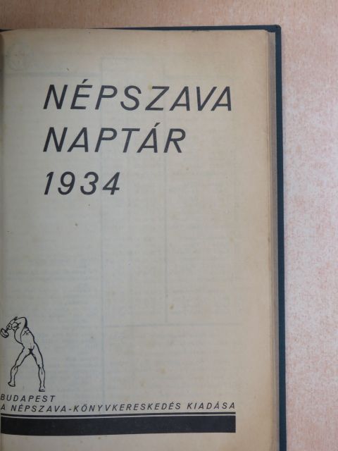 Buchinger Manó - Népszava naptár 1934 [antikvár]