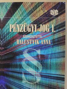 Békés Balázs - Pénzügyi jog I. [antikvár]