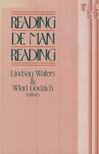 Lindsay Waters, Wlad Godzich - Reading de Man Reading [antikvár]