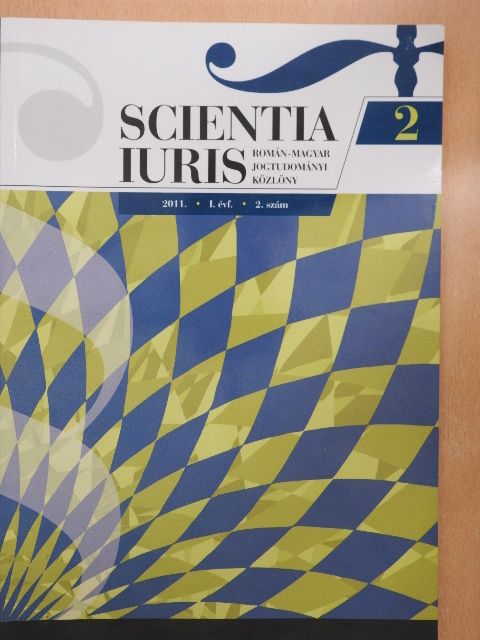 Czika Tihamér - Scientia Iuris 2011/2. [antikvár]
