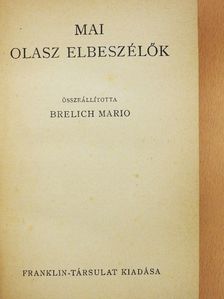 Ada Negri - Mai olasz elbeszélők [antikvár]