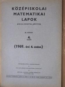Tusnády Gábor - Középiskolai matematikai lapok 1969/4. [antikvár]