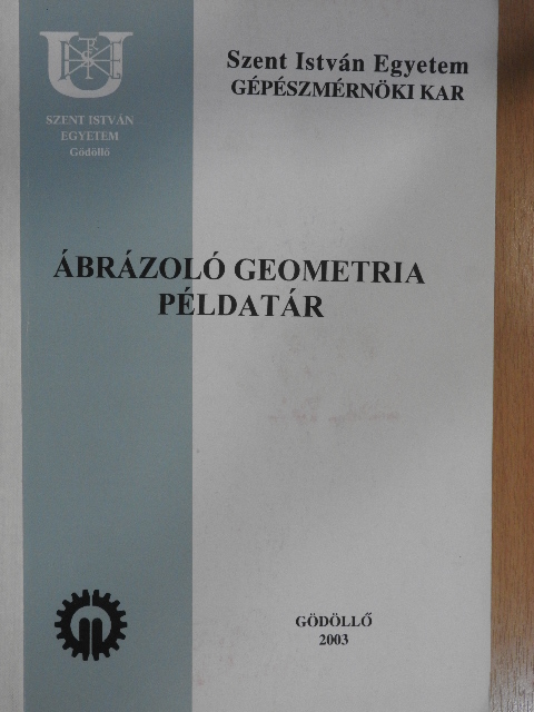 Dr. Benczik László - Ábrázoló geometria példatár [antikvár]