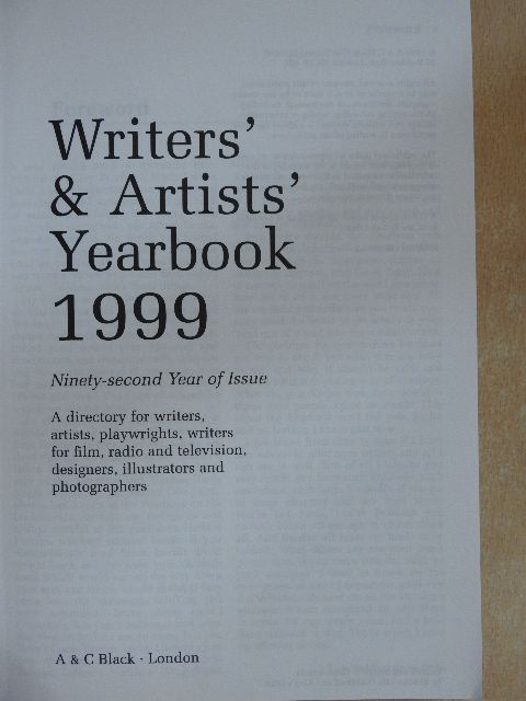 Writers' & Artists' Yearbook 1999 [antikvár]