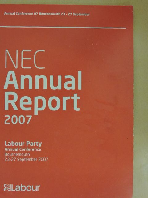 NEC Annual Report 2007 [antikvár]