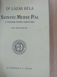 Dr. Lázár Béla - Szinyei Merse Pál [antikvár]