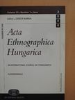 Dr. Hoffmann Tamás - Acta Ethnographica Hungarica June 2008 [antikvár]